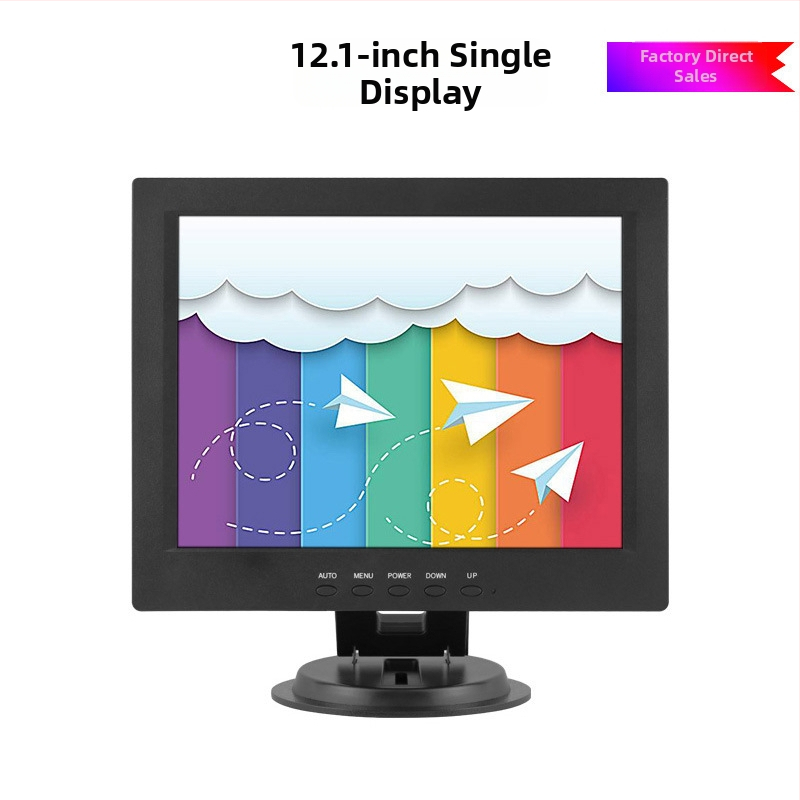 12,1-palcový LCD monitor 4:3 pre kancelárske a domáce použitie, VGA vstup, POS displej