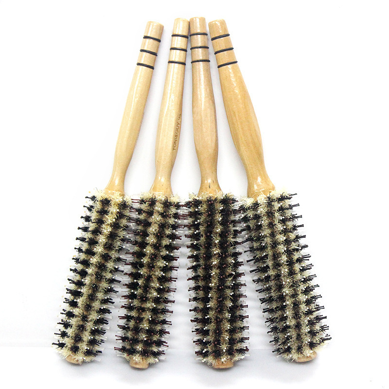 Lótuszfa curling fésű, hőálló stílus eszköz szakembereknek, 20 cm feletti
