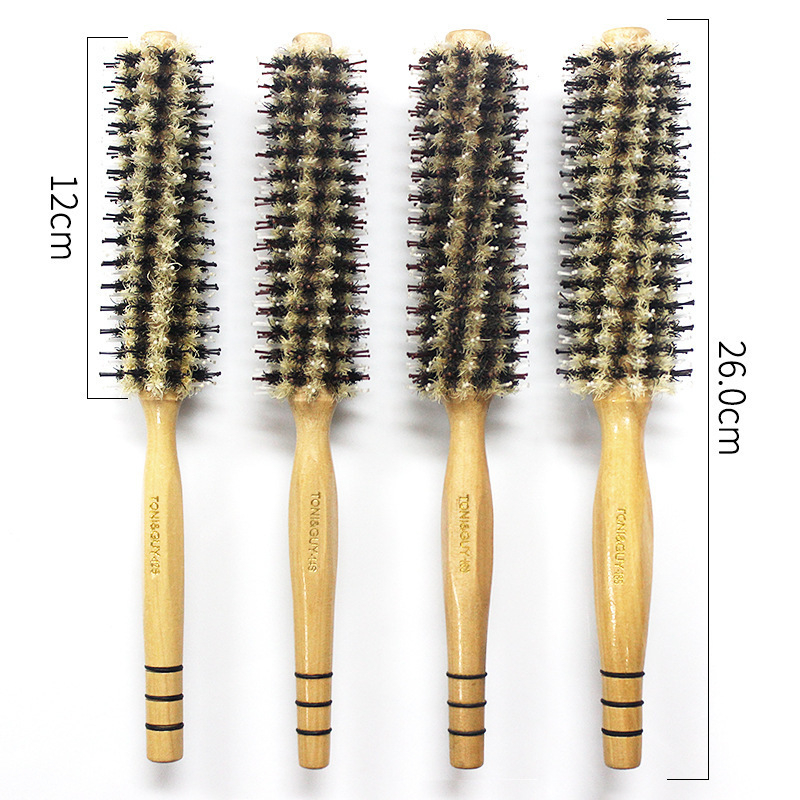 Lótuszfa curling fésű, hőálló stílus eszköz szakembereknek, 20 cm feletti