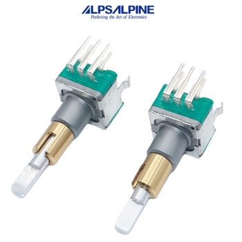 ALPS EC11EBB24C03 encodor rotativ cu două axe, întrerupător de apăsare, 30 poziții, 15 pulsații