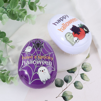 Egyedi Halloween témájú anti‑statikus hajszárító fésű, kis polisztirol anyag, egyenes hajhoz