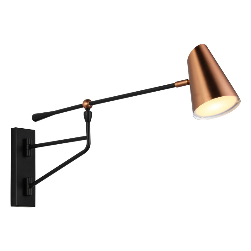 LED zidna svjetiljka pored kreveta i kupaonski luster, ambijentalno osvjetljenje, moderni minimalistički stil