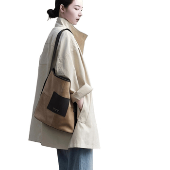 Ženski trench coat u japansko-korejskom stilu, srednja duljina, ležerni kroj, polo ovratnik, pamuk-elastan mješavina