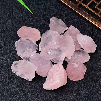 Ružičasti kvarc difuzni kamen – ukrasi od labradorita, veliki materijal za rezbarenje, mineralni kristalni uzorak za učenje, sitni kamenčići