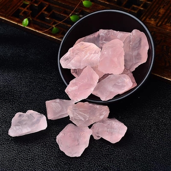 Ružičasti kvarc difuzni kamen – ukrasi od labradorita, veliki materijal za rezbarenje, mineralni kristalni uzorak za učenje, sitni kamenčići