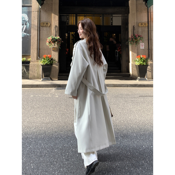 Novi proljetni dugi trench kaput, slim-fit