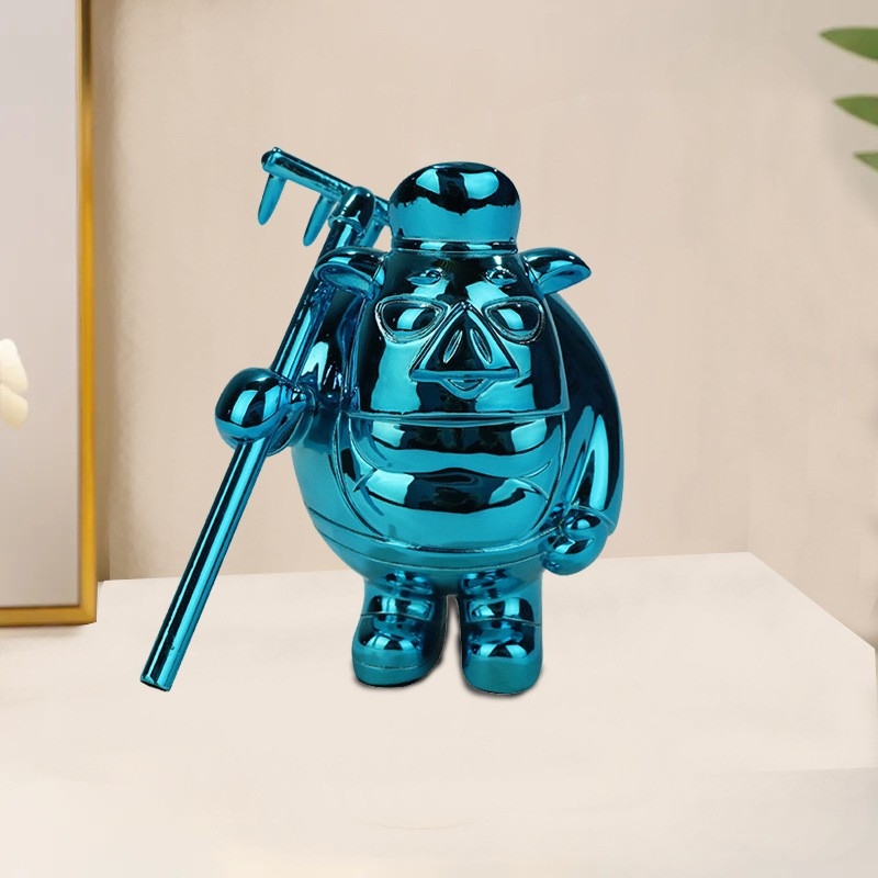 Prilagođena smolna figurica - kreativni desktop ukras, lutkica u kutiji iznenađenja