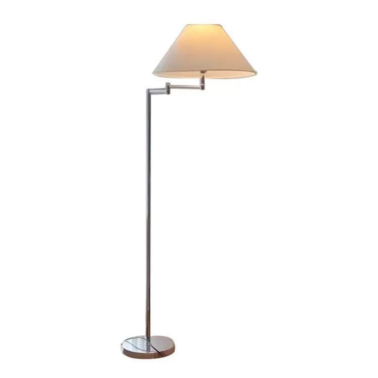 Podna lampa u korejskom stilu, moderni minimalistički dizajn, podesivog ljuljačkog ramena, za dnevni boravak, spavaću sobu i studio, lampa za čitanje