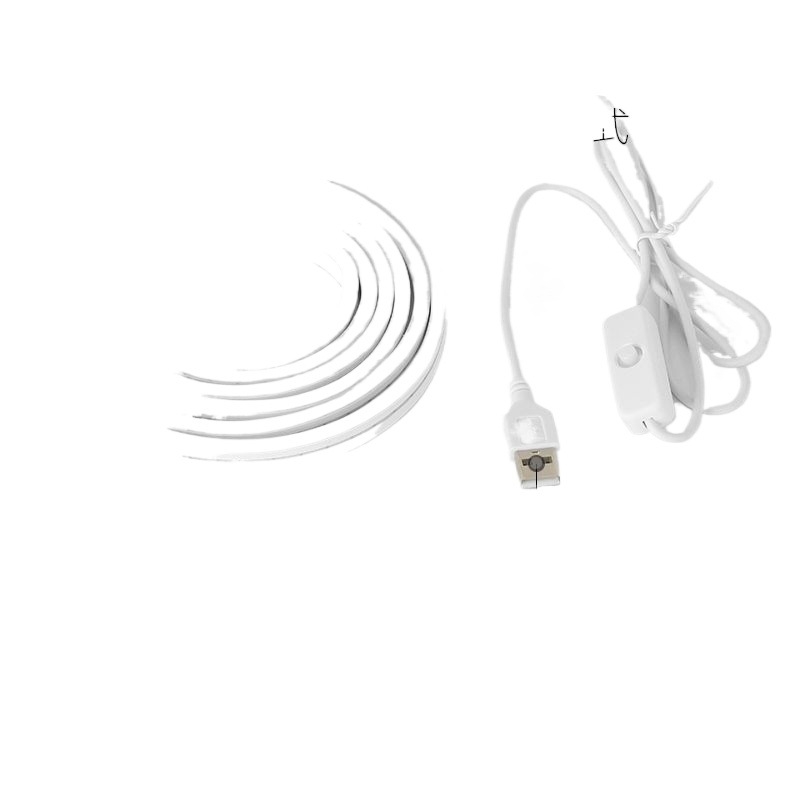 USB LED traka s daljinskim upravljačem i vremenskim prekidačem, napajanje iz utičnice, samoljepljiva ambijentalna svjetiljka