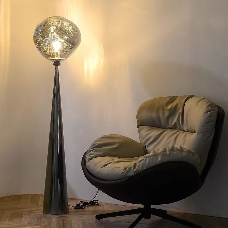 Kreativna minimalistička lava podna lampa za dnevni boravak i radnu sobu, dizajnerski dojam vrhunske atmosfere, dekorativna podna lampa