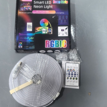 5V612 RGBIC neon fleksibilni LED trak s Bluetooth zvučnim upravljanjem, set sa 24 tipkama