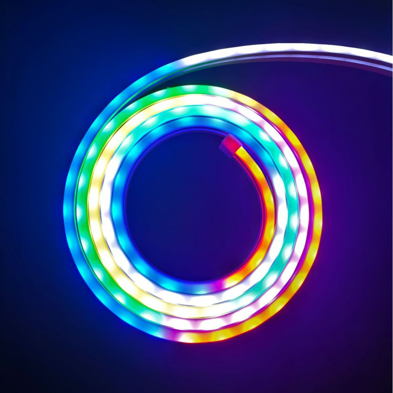 5V612 RGBIC neon fleksibilni LED trak s Bluetooth zvučnim upravljanjem, set sa 24 tipkama