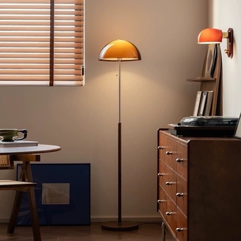 Podna lampa u stilu sredine stoljeća, francuski retro Wabi-Sabi ambijentalno svjetlo za dnevni boravak i spavaću sobu, moderni minimalistički dizajn