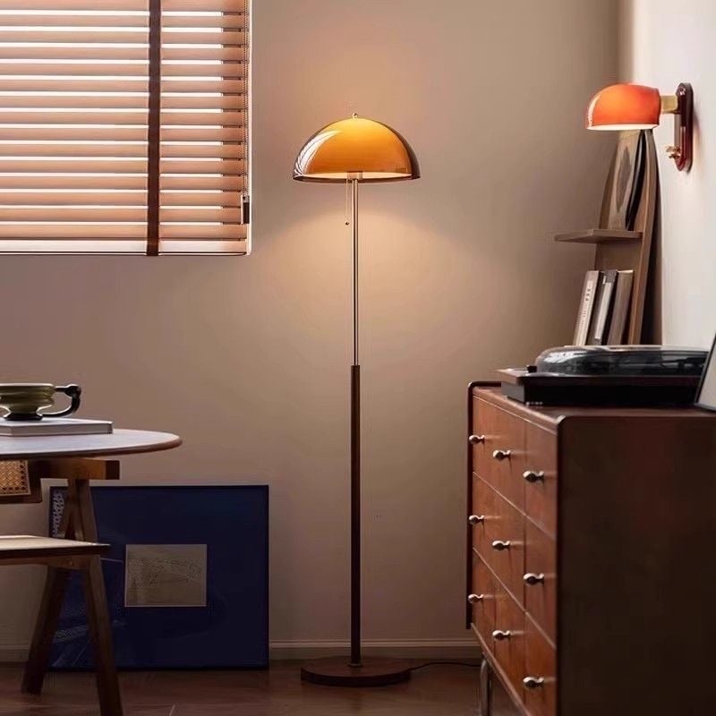 Podna lampa u stilu sredine stoljeća, francuski retro Wabi-Sabi ambijentalno svjetlo za dnevni boravak i spavaću sobu, moderni minimalistički dizajn