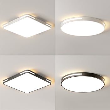 LED plafonjera s kompletnim spektrom, moderni minimalistički dizajn, elegantna za spavaću sobu i dnevnu sobu, balkon i hodnik, Zhongshan stil lampe