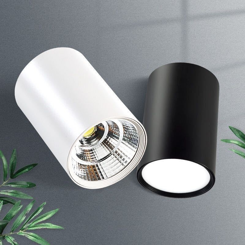 Nova LED kružno COB spot svjetlo, površinski montirano, bez bušenja, komercijalni viseći svjetilj za restorane i hodnike