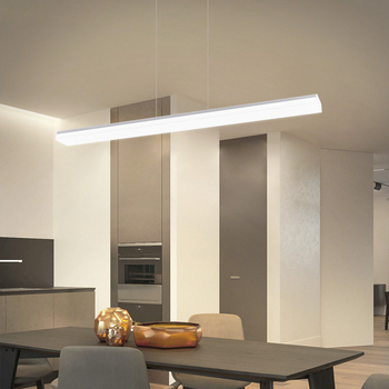LED офис лампа с пет страни, дълга лента, безшевно свързване, за ремонт на офис, подвесна или повърхностна, светлина без сенки