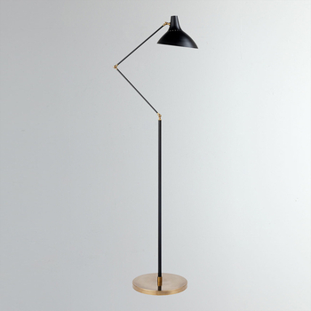 Nova postmoderna minimalistička podna lampa od željeza sa staklenim abažurom za dnevni boravak, spavaću sobu i radnu sobu