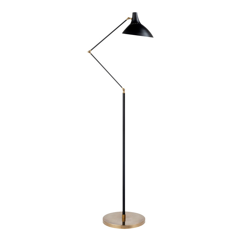 Nova postmoderna minimalistička podna lampa od željeza sa staklenim abažurom za dnevni boravak, spavaću sobu i radnu sobu