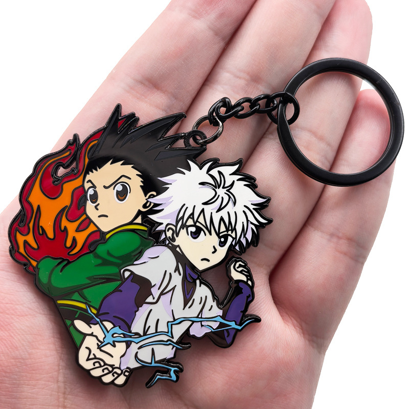 Hunter x Hunter metalni privjesak – Gon i Killua