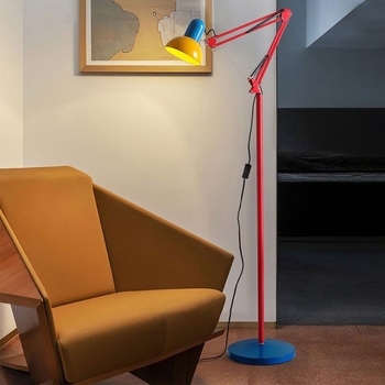 LED podna lampa s dugim ramom, zaštita očiju, za dječju sobu, radni kutak i dnevni boravak, dekorativno ambijentalno osvjetljenje