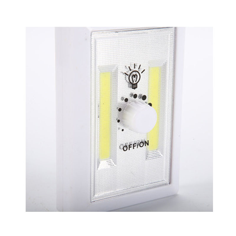 COB LED osvjetljenje ormarića s magnetom i Velcro držačem, s prekidačem, bijela, nužno osvjetljenje