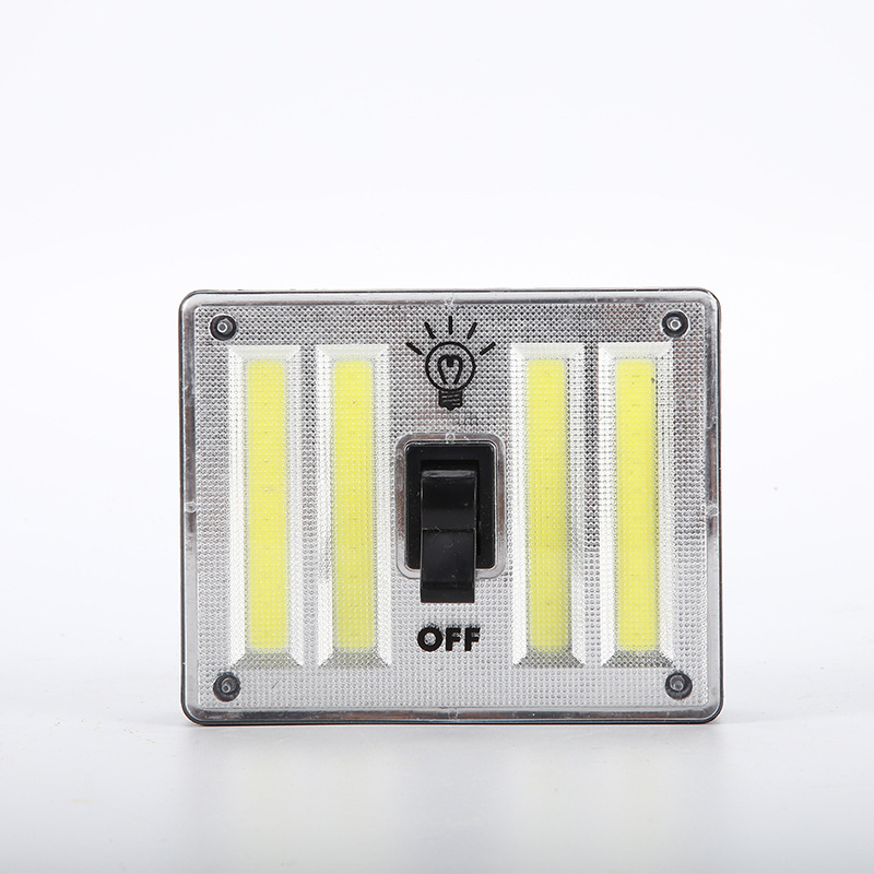COB LED osvjetljenje ormarića s magnetom i Velcro držačem, s prekidačem, bijela, nužno osvjetljenje