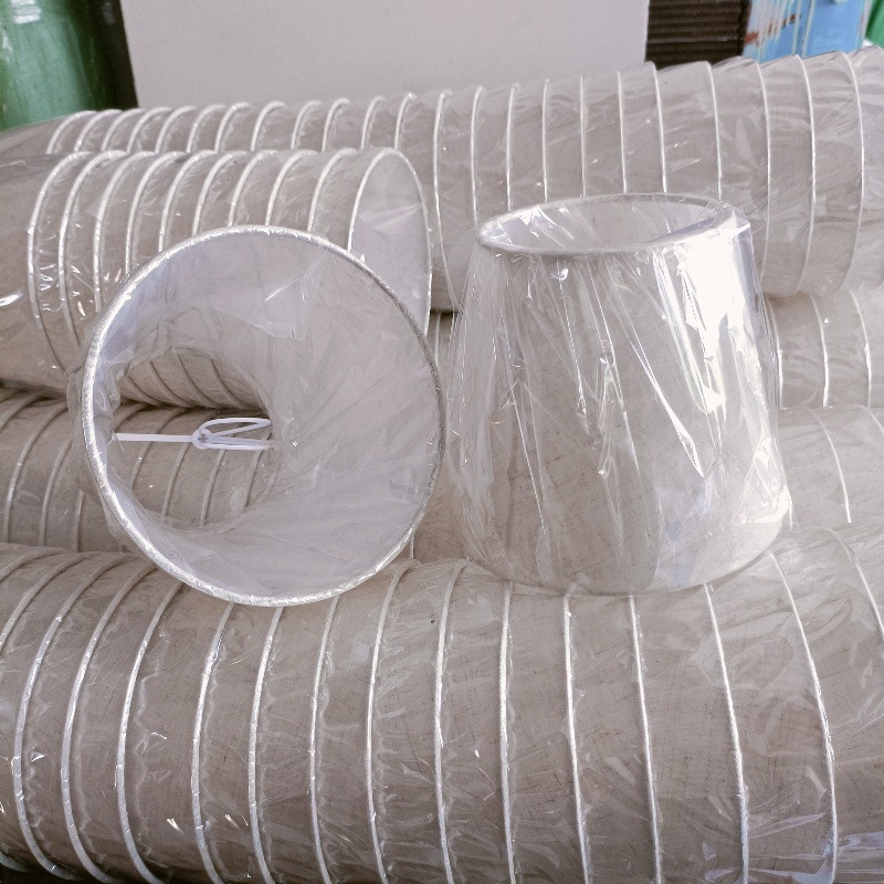 Laneno sjenilo od platna za clip-on bubble sjenilo, zidnu lampu, dodaci za lampu sa svijećom i sjenilo za lustre – pakiranje 6 ili 1