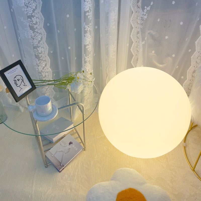 Podna LED svjetiljka u nordijskom stilu za spavaću sobu i dnevni boravak – kuglasta LED svjetiljka s motivom mjeseca