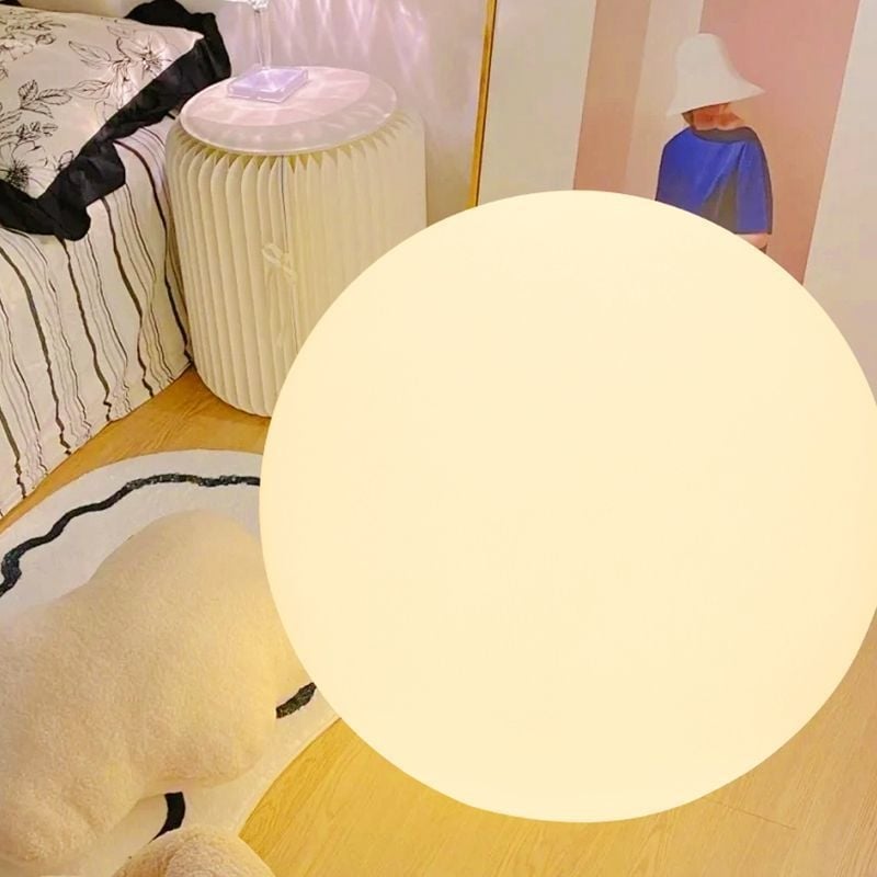 Podna LED svjetiljka u nordijskom stilu za spavaću sobu i dnevni boravak – kuglasta LED svjetiljka s motivom mjeseca