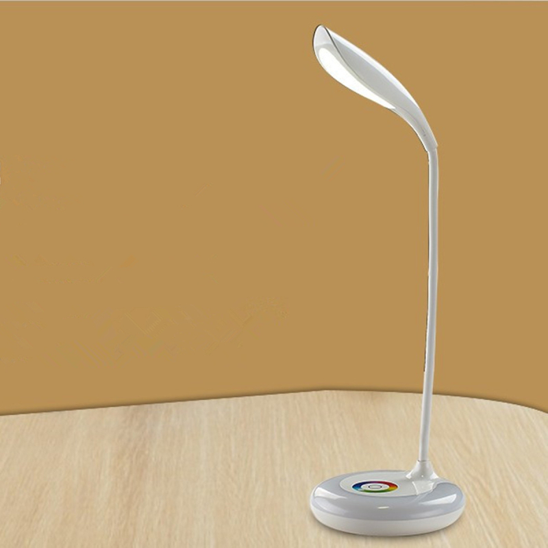 Nova punjiva LED stolna lampa za zaštitu očiju tijekom učenja, s dodirnim upravljanjem u 256 boja i regulacijom svjetline, ambijentalno noćno svjetlo, model TD-083