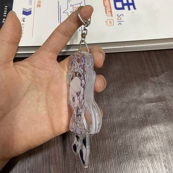 Akrilni privjesak za ključeve – prilagođeni oblik anime lika, japanski stil, debeli privjesak