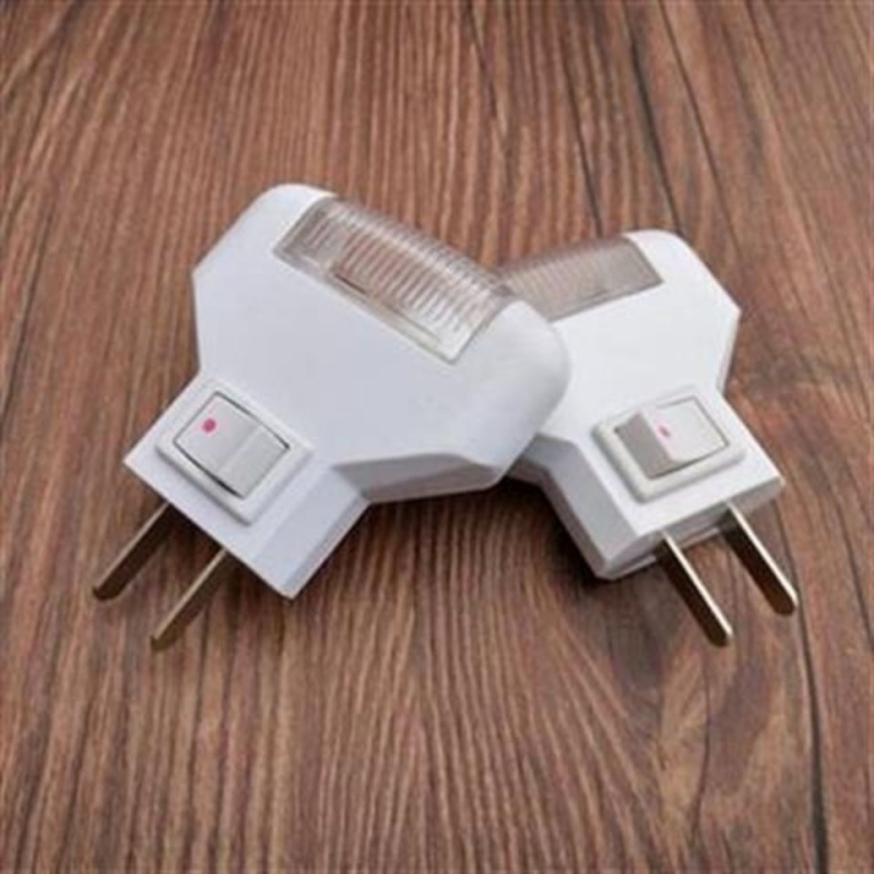 1W LED noćna lampica, bijela svjetlost, trokutasta noćna lampica za noćni ormarić u spavaćoj sobi, USB napajanje