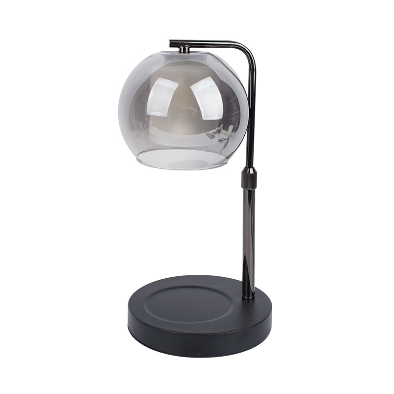 Lampa za aromaterapiju bez plamena s kontrolom teploty, bezdimna noćna svjetiljka u zapadnom retro stilu, difuzor, mala stolna lampica