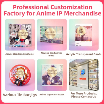 Vlastný akrylový prívesok na kľúče s vysokým rozlíšením anime postavy v štýle chibi
