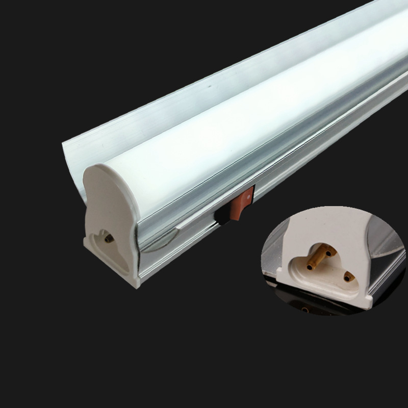 LED T5 интегрирана дневна лампа с капак за T8 LED работна маса — енергоспестяващ ретрофит светлинен модул със включване