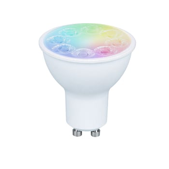 Pametna GU10 LED spot svjetiljka s aluminijskim kućištem i plastičnim kućištem, Bluetooth RGBW LED žarulja, daljinsko upravljanje, 230V