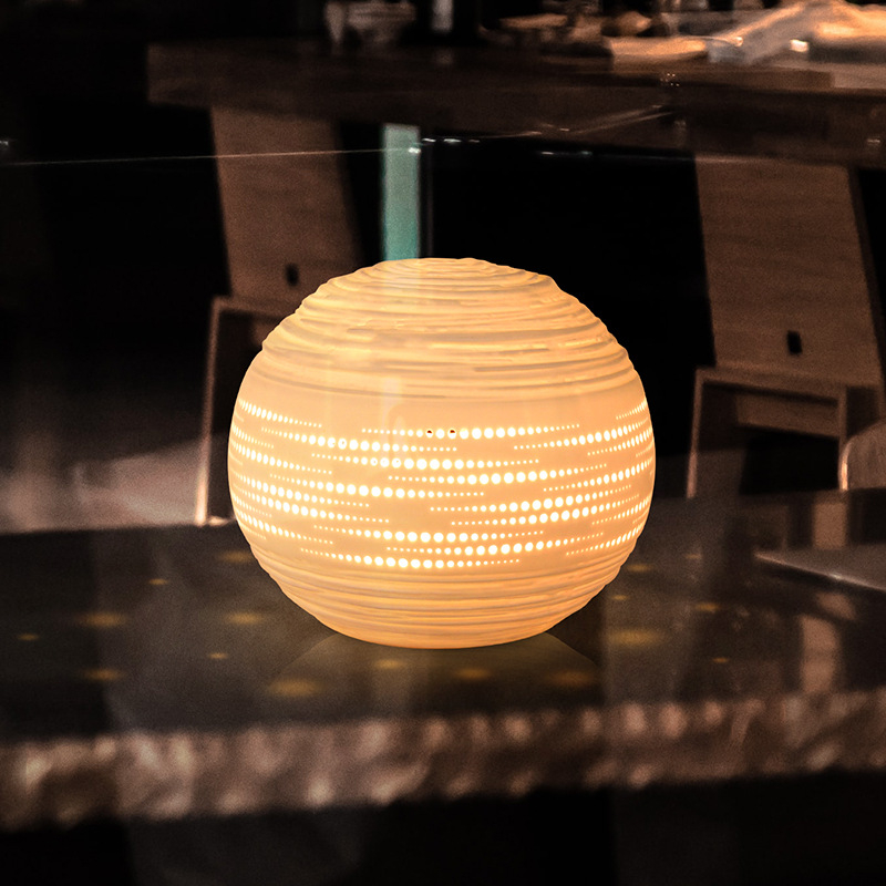 Keramična noćna lampica Creative Planet – stolna lampa za spavaću sobu, dnevni boravak i blagovaonu