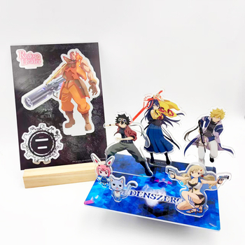 Akrilni UV štampani standee s likom anime – personalizirani stolni ukras
