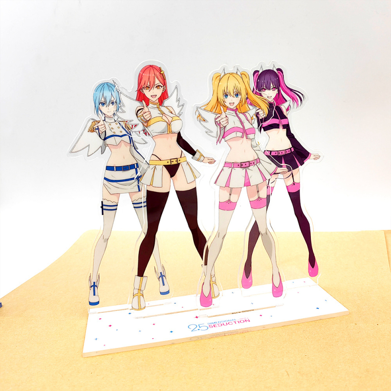 Akrilni UV štampani standee s likom anime – personalizirani stolni ukras