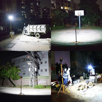 LED vanjski flood light za gradilišta, nužno osvjetljenje i kampiranje — prenosna svjetiljka s USB punjenjem