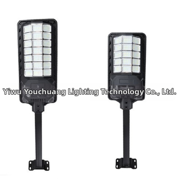 Solárna LED uličná lampa pre vonkajšie použitie, vodotesná s pohybovým senzorom