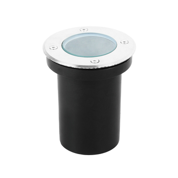 LED ενσωματωμένο υπόγειο φως CU10, IP67 αδιάβροχο, ματ φινίρισμα, COB προβολέ, τετράγωνη εξωτερική φωτιστική εδάφους, 220V, θερμό λευκό 3000K