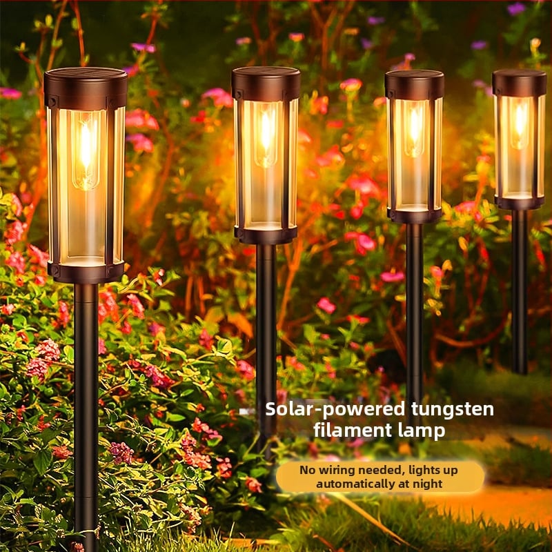 Solarne vanjske svjetiljke za krajolik, dvorište i vrt, vodootporne zemne lampe, dekor travnjaka u kineskom stilu