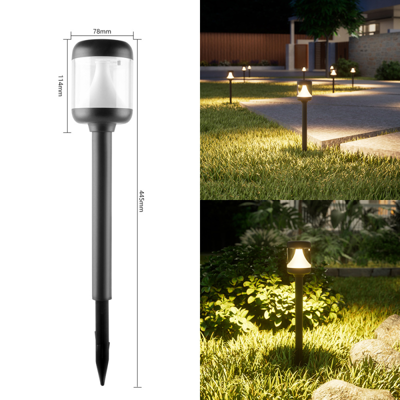 Solarne vanjske LED lampe za dvorište i travnjak, vodootporno rasvjetno rješenje krajolika, ambijentalni ukras dvorišta