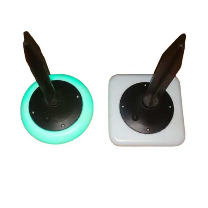 Solarne LED vrtne lampe, vodootporne, šarene, kvadratne i okrugle, usađene u travu, senzorno upravljanje