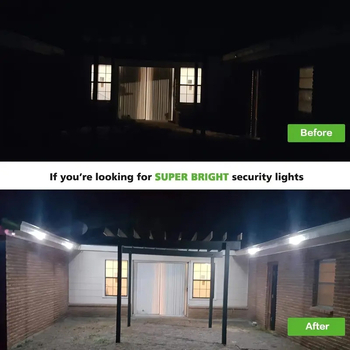 Solarni vanjski 8W LED reflektor sa senzorom pokreta, dvorišna rasvjeta i integrirana ulična lampa