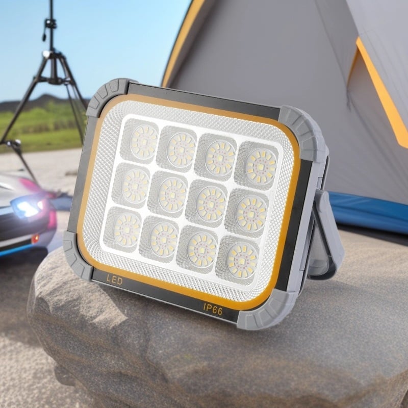 LED solarni reflektor za vanjsku upotrebu, izuzetno jak svjetlo, IP67 vodootporno, velika baterija, pomoćno osvjetljenje za vanjska snimanja