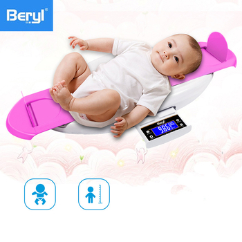 Digitalna dječja vaga za mjerenje visine i težine – kućna vaga za bebe