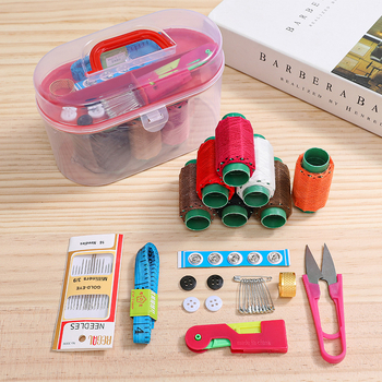 Kit de cusut pentru uz casnic, 10 piese, cutie de cusut portabilă și unelte pentru cusut manual
